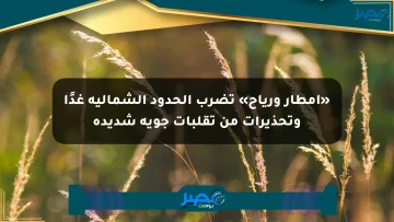 «أمطار ورياح» تضرب الحدود الشمالية غدًا وتحذيرات من تقلبات جوية شديدة