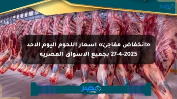 «انخفاض مفاجئ» أسعار اللحوم اليوم الأحد 27-4-2025 بجميع الأسواق المصرية