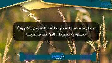 «بدل فاقد».. إصدار بطاقة التموين إلكترونيًا بخطوات بسيطة الآن تعرف عليها