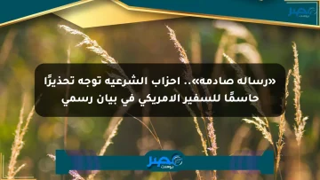 «رسالة صادمة».. أحزاب الشرعية توجه تحذيرًا حاسمًا للسفير الأمريكي في بيان رسمي