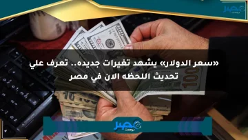 «سعر الدولار» يشهد تغيرات جديدة.. تعرف على تحديث اللحظة الآن في مصر