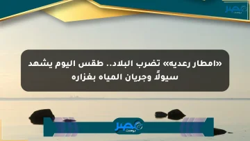 «أمطار رعدية» تضرب البلاد.. طقس اليوم يشهد سيولًا وجريان المياه بغزارة