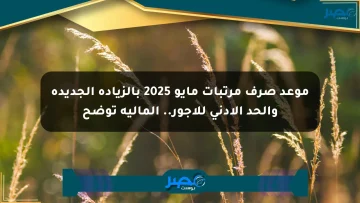 موعد صرف مرتبات مايو 2025 بالزيادة الجديدة والحد الأدنى للأجور.. المالية توضح
